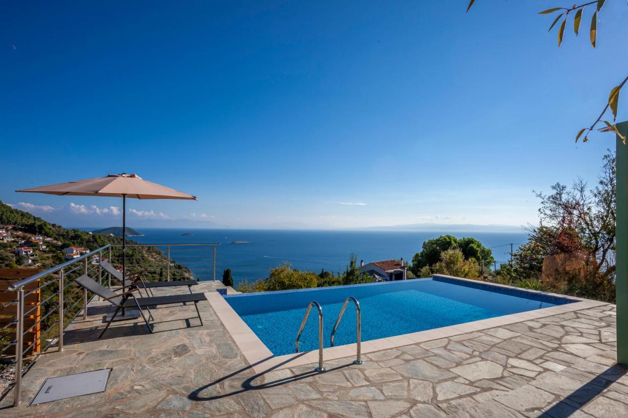 Olea Skopelos Villas With Swimming Pools & Sea View Panormos  Esterno foto