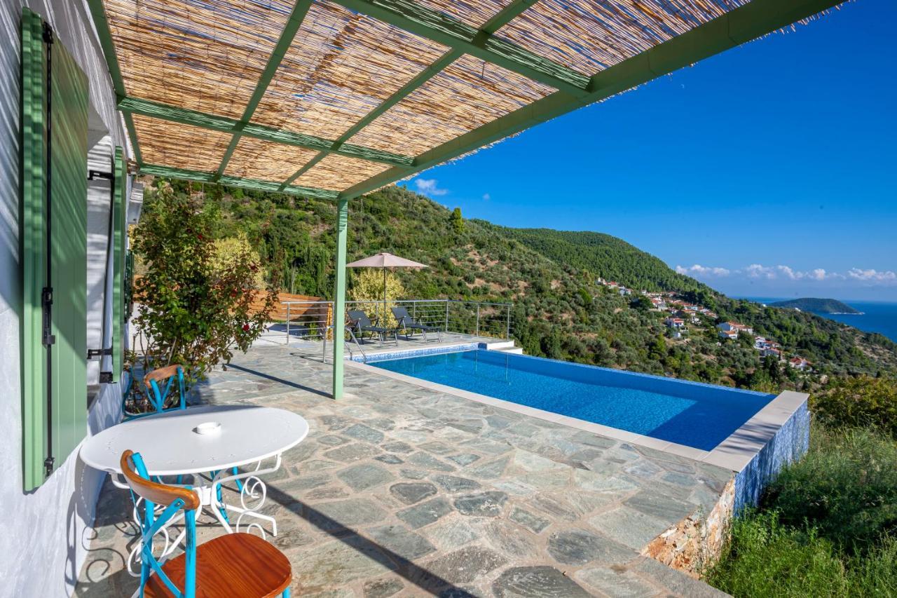 Olea Skopelos Villas With Swimming Pools & Sea View Panormos  Esterno foto