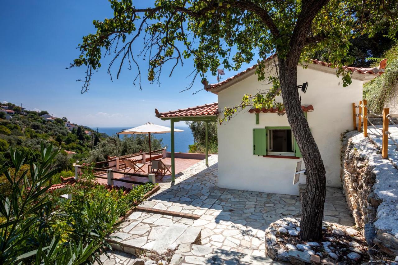 Olea Skopelos Villas With Swimming Pools & Sea View Panormos  Esterno foto