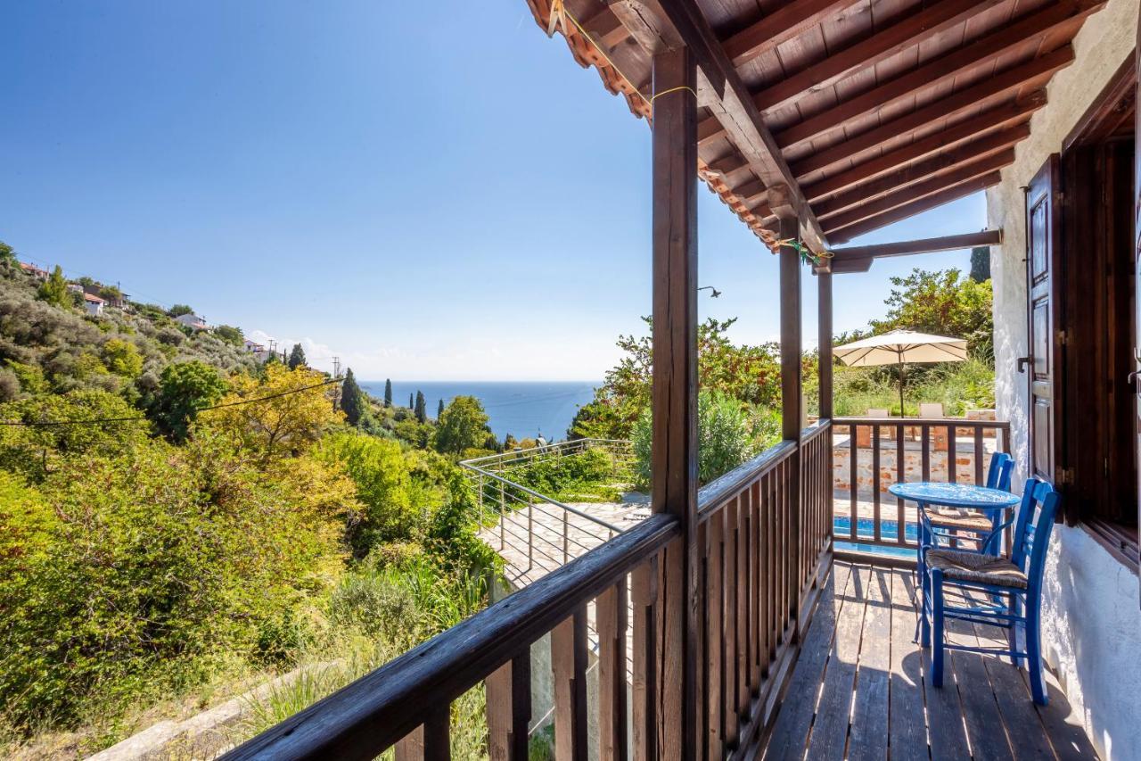 Olea Skopelos Villas With Swimming Pools & Sea View Panormos  Esterno foto