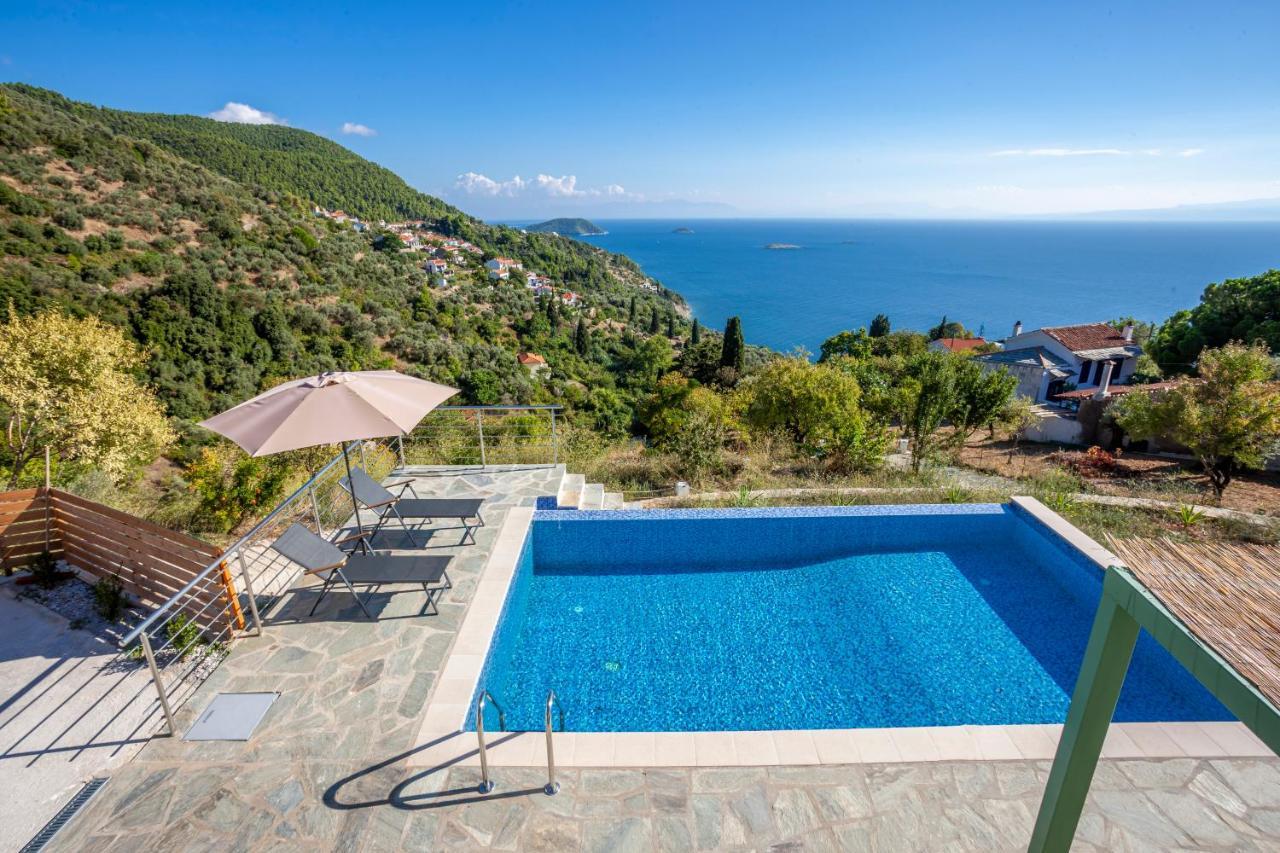 Olea Skopelos Villas With Swimming Pools & Sea View Panormos  Esterno foto