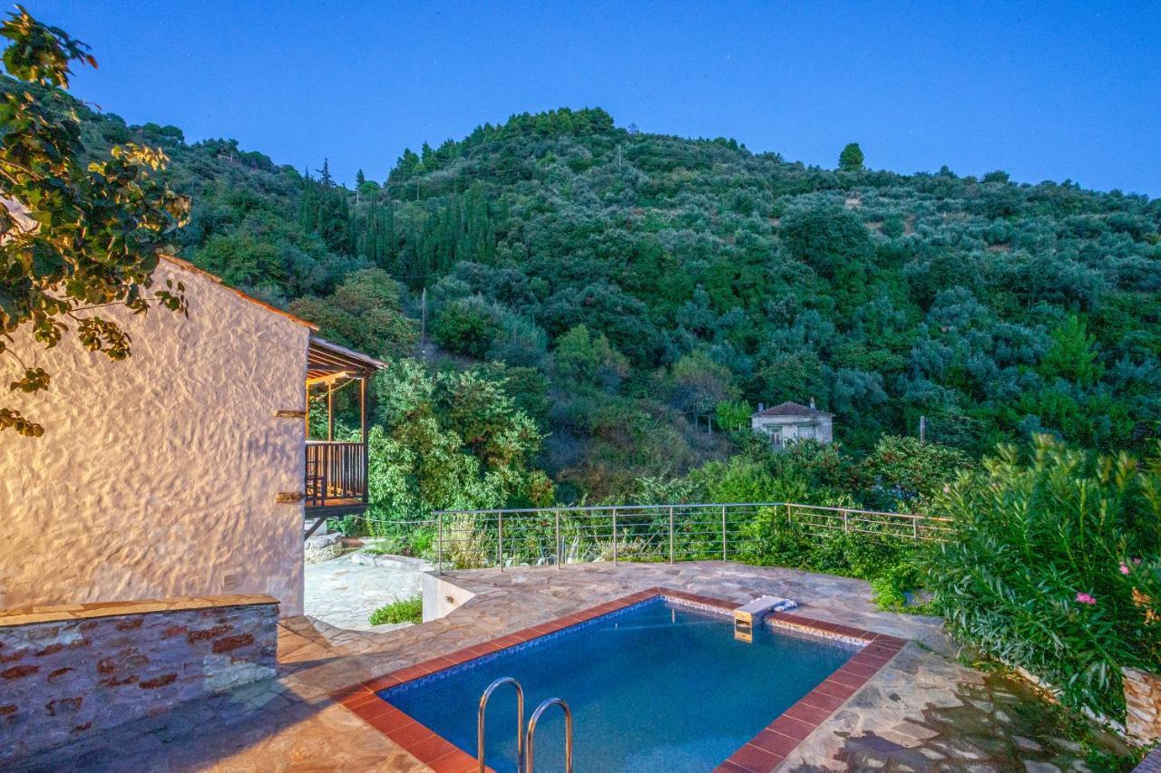 Olea Skopelos Villas With Swimming Pools & Sea View Panormos  Esterno foto