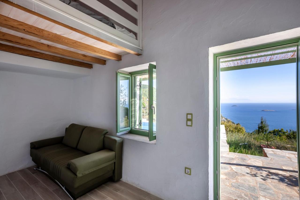 Olea Skopelos Villas With Swimming Pools & Sea View Panormos  Esterno foto