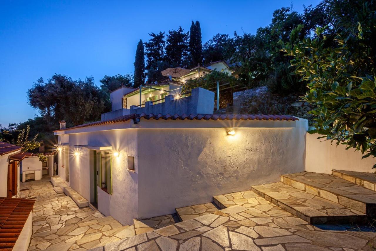Olea Skopelos Villas With Swimming Pools & Sea View Panormos  Esterno foto