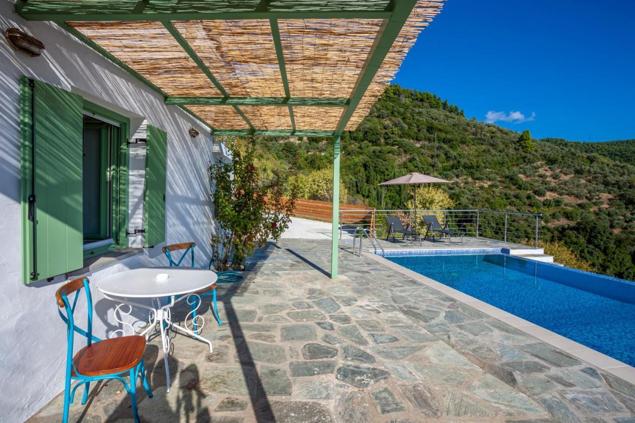 Olea Skopelos Villas With Swimming Pools & Sea View Panormos  Esterno foto